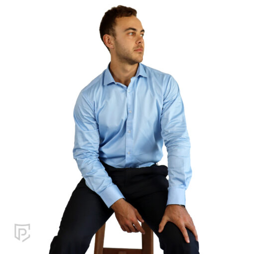 Mens Formal Shirt Blue