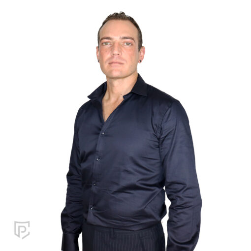 Mens Formal Shirt Navy