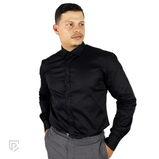 Mens Formal Shirt Black