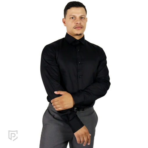 Mens Formal Shirt Black