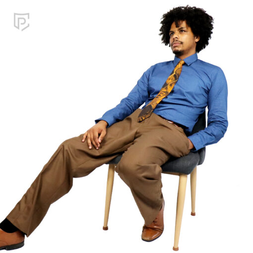 PC Amrut 2 Pleat Trousers Maple