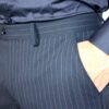 PC Chalk Stripe Trousers Navy