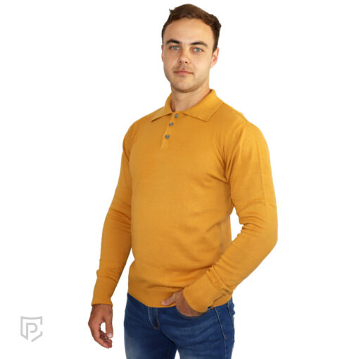PC Mens Ramsgate Golfer Jersey Mustard