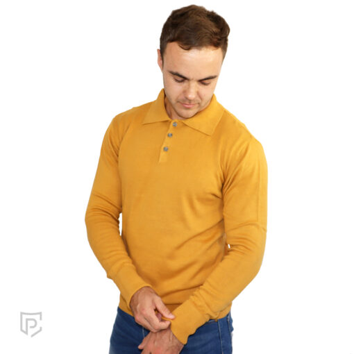 PC Mens Ramsgate Golfer Jersey Mustard