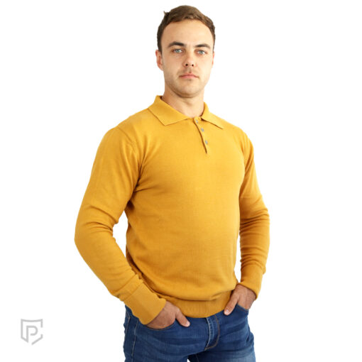 PC Mens Ramsgate Golfer Jersey Mustard