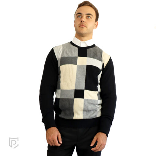 PC Mens Cable Square Jersey Black