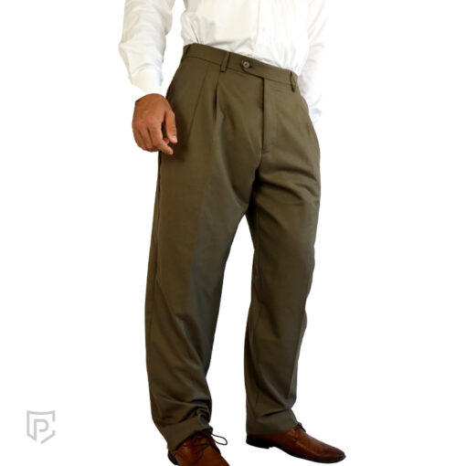 PC Amrut 2 Pleat Trousers Taupe