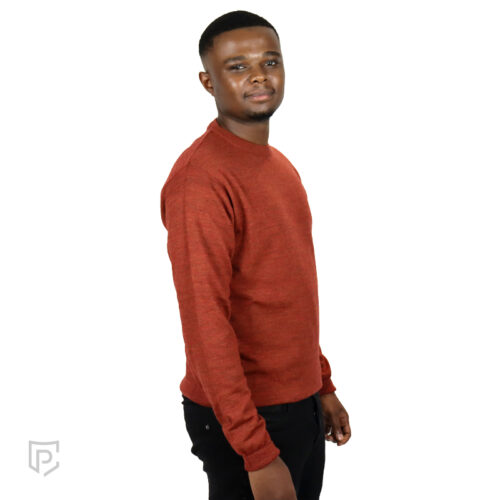 Merino Crew Brick Rust Jersey