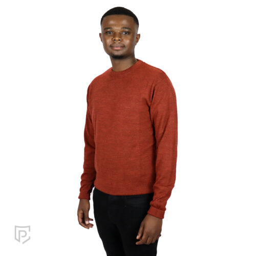 Merino Crew Brick Rust Jersey